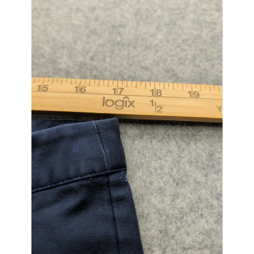 Michael Kors Women's Navy Blue Ankle Chino Trousers Pants Size 12